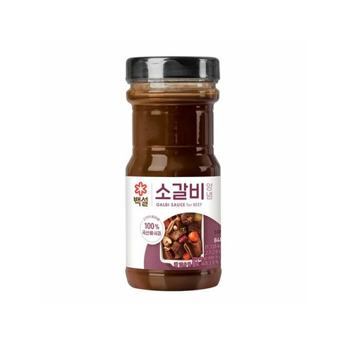 백설 소갈비 양념, 840g, 1개
