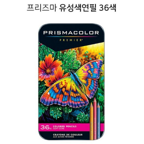 [프리즈마] 유성색연필 세트 입시 전문가용, 1개, 36색