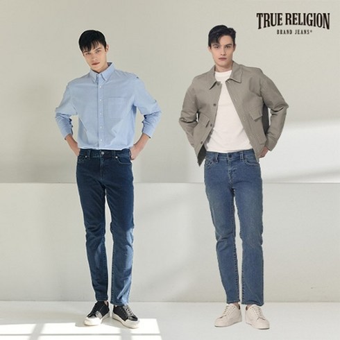 트루릴리전 24SS 최신상 썸머 아이스 쿨 데님 팬츠 2종 여성 - 트루릴리전 24SS 남성 이스코 스트레이트핏 데님 팬츠 2종