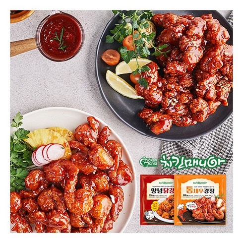 [치킨매니아]양념닭강정250g*7팩+통새우강정190g*3팩, 상세 설명 참조