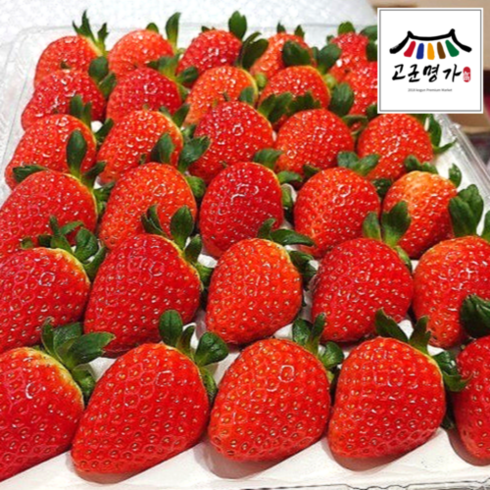 고군명가 경북김천 수경재배 설향 생딸기 30구 800g 1팩, 1개