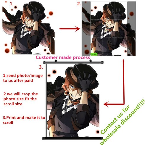 DANGANRONPA OUMA KOKICHI KOUKICHI 애니메이션 만화 벽 포스터 스크롤