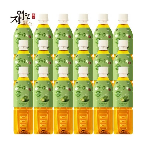 2023년 가성비 최고 당뇨에좋은음식 - 자애인 더진한 여주차 500ml 100% 국산 여주 저온숙성 리얼여주차, 18개