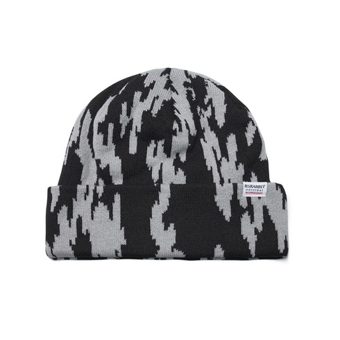 2023년 가성비 최고 비에스레빗비니 - 비에스래빗 2324 BSRABBIT FLAME BEANIE BLACK GRAY 스노우보드 비니