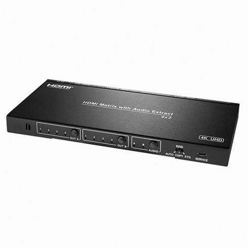 이지넷유비쿼터스 이지넷유비쿼터스 4:2 HDMI 스위치 (NEXT-2403UHDM), 선택없음
