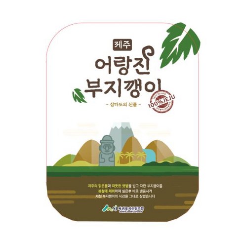 제주어랑진부지깽이(상생) [24년 햇] 제주 어랑진 부지깽이나물 300g * 8팩, 1