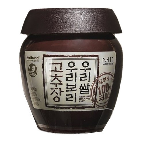 노브랜드 우리쌀 우리보리 고추장 1kg x 1개, 1세트