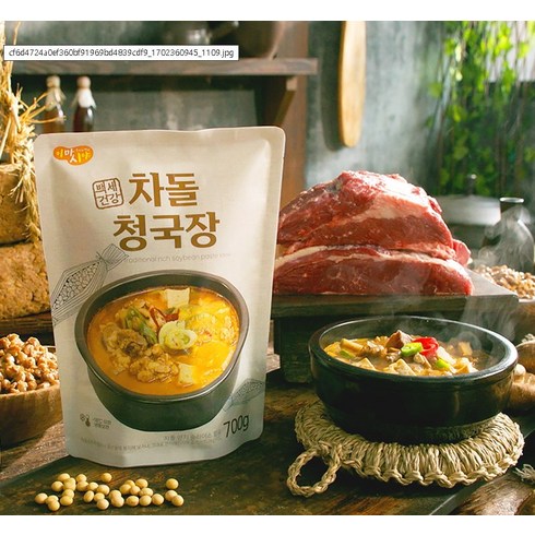 이마시야 차돌 청국장 700g (4팩) 밀키트 즉석국, 단품, 단품