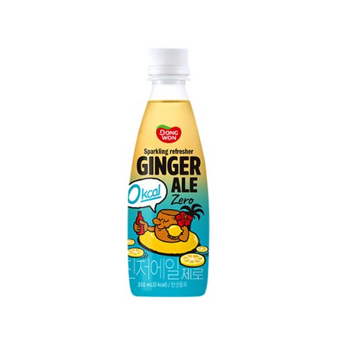 2023년 가성비 최고 진저에일 - 동원 진저에일 제로 340ml 24입, 24개