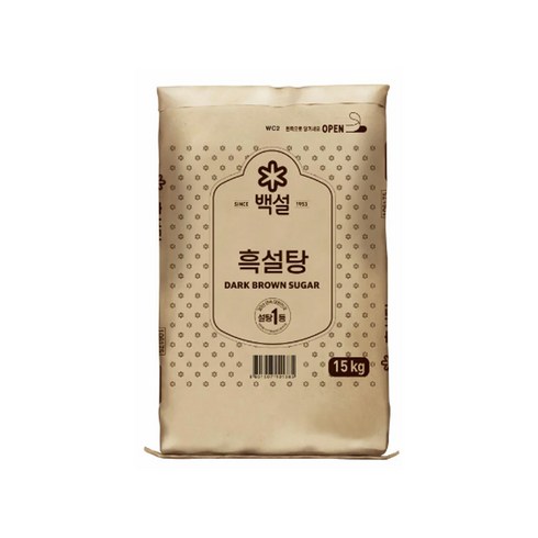 흑설탕15kg - 백설 흑설탕, 15kg, 1개