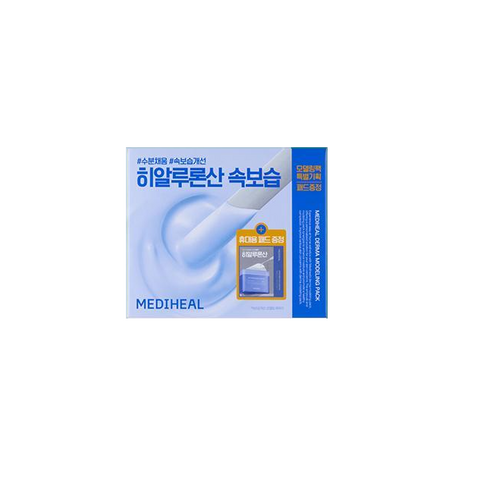 메디힐더마모델링팩 - [정품] 메디힐 더마 모델링 팩 MEDIHEAL Derma MODELING PACK 피부 고민별 맞춤 솔루션, 히아루론산 속보습 풀패키지, 1개, 1개입