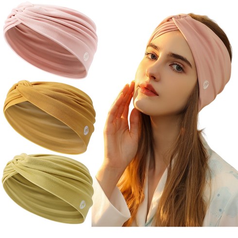 LUMANOKI 여성 패션 운동 헤어밴드 3장