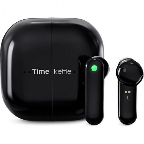 Timekettle M2 언어 음성 번역기 통역기 이어버드 블루투스 이어폰 - 40개 93개 억양 온라인 지원 Bluetooth 앱, Black_Offline package included