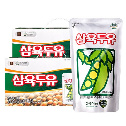 2023년 가성비 최고 삼육두유 - 삼육두유 파우치 190ml 40팩 세트, 40개