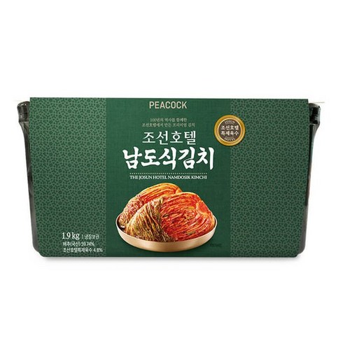 피코크 조선호텔 남도식 포기김치 1.9kg, 1개
