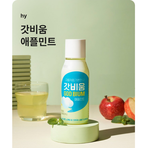 갓비움 - [(주)에치와이] 갓비움 애플민트 12개입, 12개, 230ml