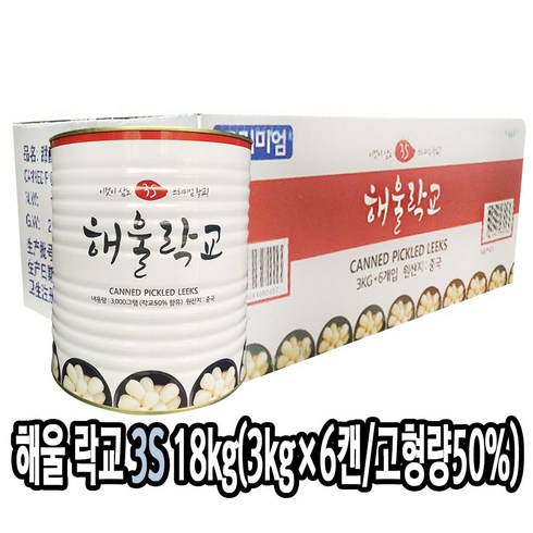 삼도 해울락교 SSS 3kg X6캔, [7542-0](박스)해울락교3S캔프리미엄급, 1개