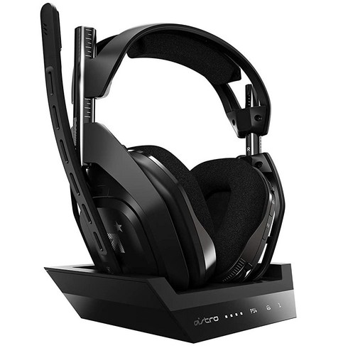 ASTRO Gaming A50 Wireless Headset + Base Station Gen 4 - Compatible With PS5 PS4 PC Mac - Black/S, PlayStation 5/ PlayStation 4 &