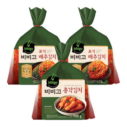 시원 아삭한 비비고 포기김치 10kg+총각김치 900g, 상세 설명 참조