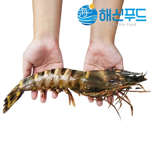 킹 블랙타이거 새우 냉동 왕새우, 1마리 [140g~170g], 1개