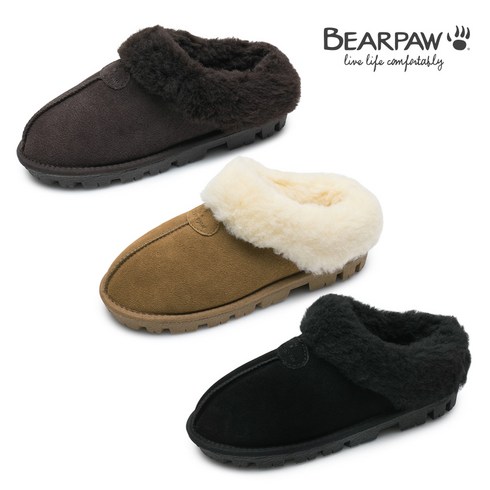 베어파우슬립온 - 베어파우(BEARPAW) ISOBEL 양털 뮬 (womens) 3종 택1