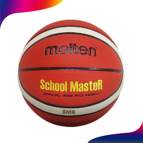 몰텐 농구공 스쿨마스터 BG6-SM 6호 school master 주니어 여성용 초등학생 고학년 중학생 중학교, 1개