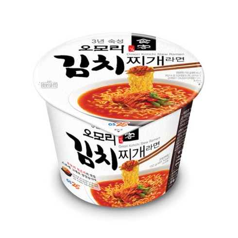 팔도 오모리 김치찌개라면 큰컵 150g, 16개