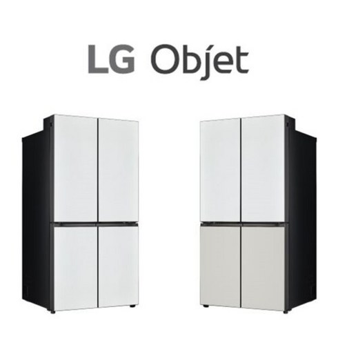 LG 오브제컬렉션 메탈 6도어 냉장고 (M874MWW252S M874MWG252S), 화이트+그레이