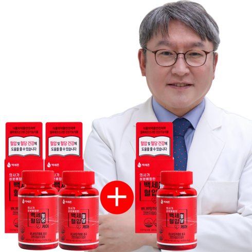 백세존 백세혈당혈압케어 의사 김도영교수 성분배합, 90정, 3개