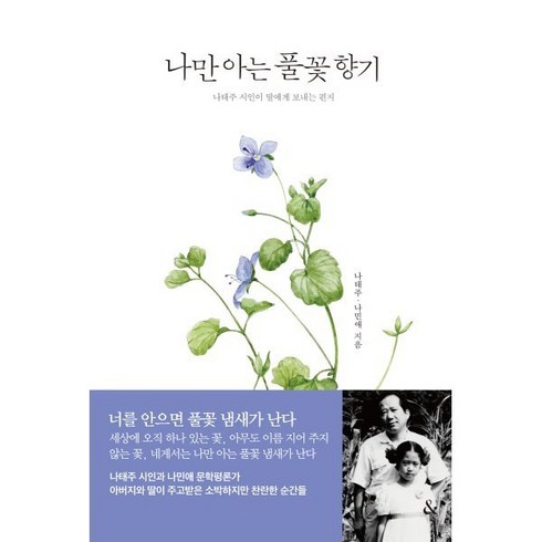 나태주시인 - 나만 아는 풀꽃 향기 : 나태주 시인이 딸에게 보내는 편지, 나태주,나민애 저, &(앤드)