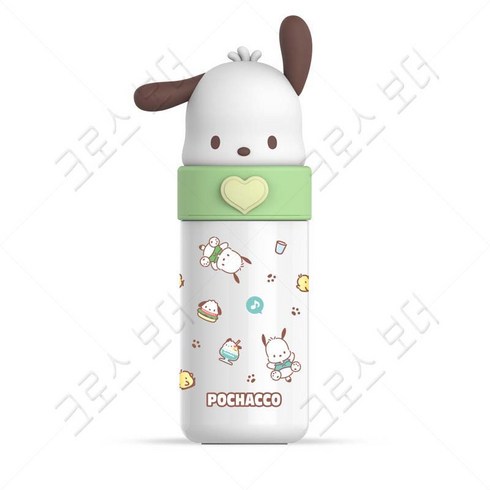 포차코 - 크로스 보더 Sanrio 정품 산리오 350ml 보온보냉 어린이 텀블러 (당일출고 국내배송), 포차코, 1개