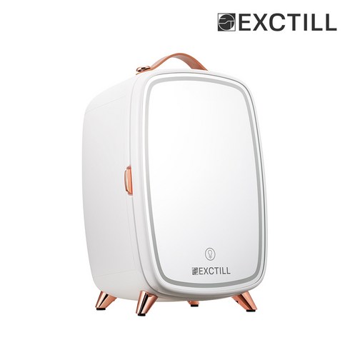 엑틸 화장품 냉장고 6L (무드등/LED미러/분리수납), 단품