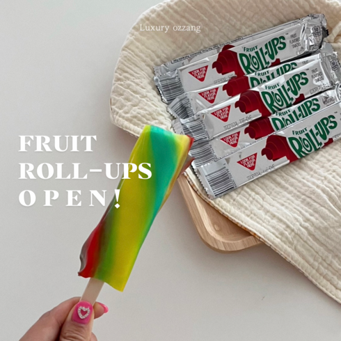 2023년 가성비 최고 롤업젤리 - 국내입고 당일발송 Fruit roll ups 롤업젤리 낱개 10개입, 14g, 10개