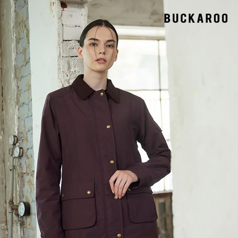 버커루 버커루 23FW 여성 왁스 패딩 재킷