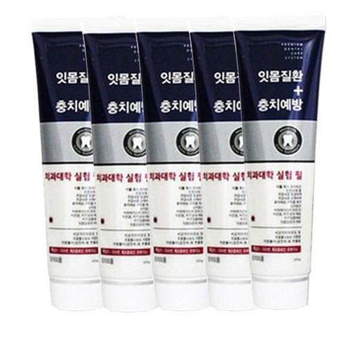 서울대치약 잇몸질환 충치예방 200g X 5개