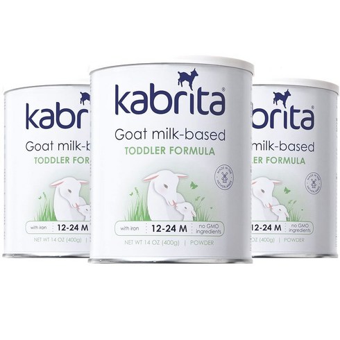 네덜란드 Kabrita 카브리타 베비언스 산양 분유 베이비 포뮬라 파우더 400g 3팩, 3개