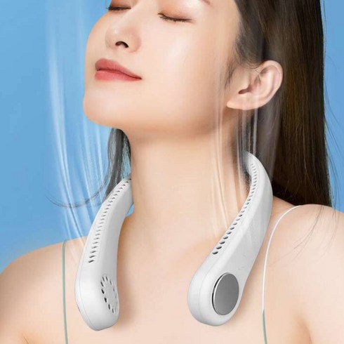 별도표기 3단바람 목선풍기 목에거는 목걸이선풍기 넥선풍기 전자파테스트 통과 KC인증, 넥스포넥선풍기-핑크