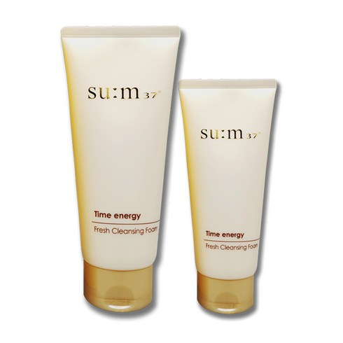 숨37도 타임 에너지 프레쉬 클렌징 폼 200ml + 100ml