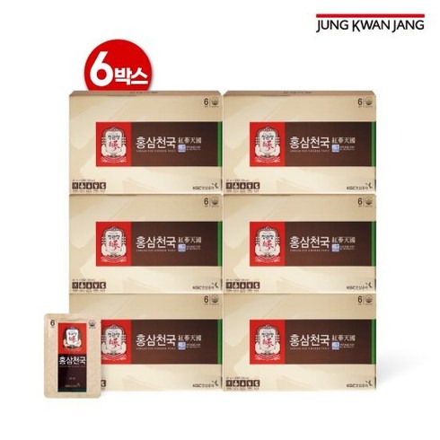 정관장 홍삼천국 6박스, 단품, 단품