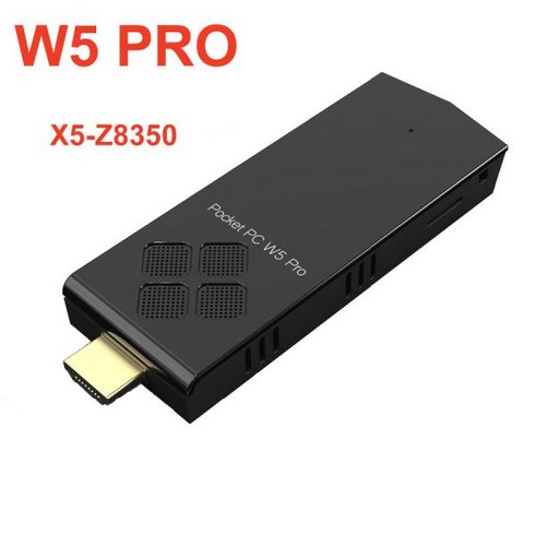 미니컴퓨터 W5 PRO 포켓 PC 스틱 X5Z8350 윈도우 10 프로 8GB 128GB 2.4G 5G 듀얼 밴드 와이파이 BT4.2 USB 4K HD 미니 휴대용 컴퓨터, 선택04. 미국, [01] 4GB 64GB