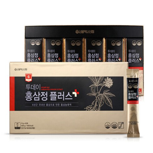 홍삼정원데이스틱(10ml18박스 - 서울약사신협 스틱 파우치 투데이 홍삼정 플러스 10g x 60포 6년근 단품, 600g, 1개