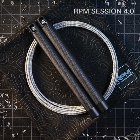 알피엠 줄넘기 RPM 세션 4 크로스핏 줄넘기 더블언더 공식판매처, 퓨터, Pewter