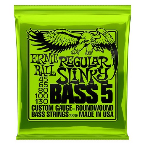 Ernie Ball - Nickel Wound Regular Slinky Bass 5st / 어니볼 베이스 스트링 5현 045-130 (P02836)