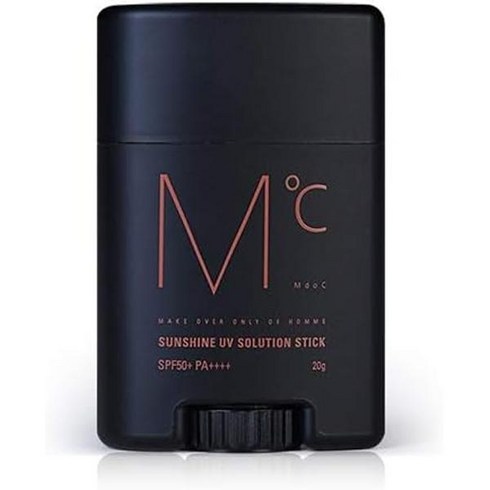 엠도씨 MdoC 선샤인 UV 솔루션 스틱 페이스 바디 선크림 SPF50+ 선 썬 일본 20g, 1