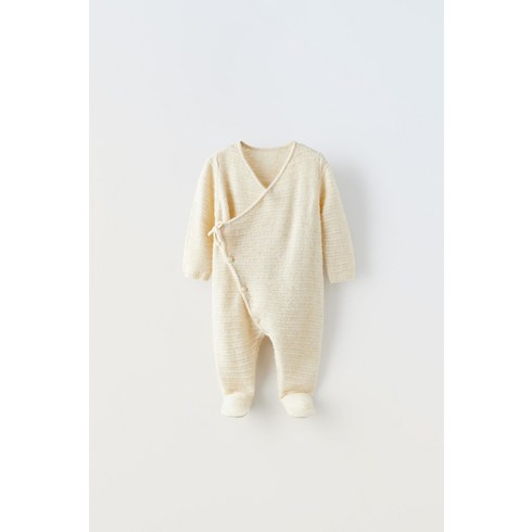 자라 베이비 ZARA BABY 텍스처 니트 롬퍼 282059