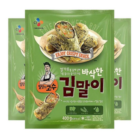 cj제일제당 밀당의고수 김말이400gx2개, 400g, 2개