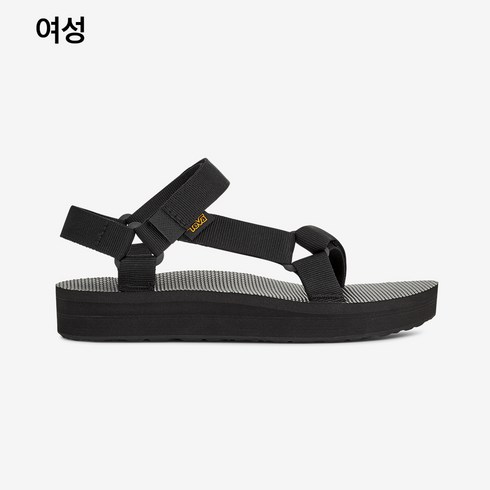 2023년 가성비 최고 테바샌들 - 테바 [본사정품] 여성 미드폼 유니버설 (BLK) STVF2310969-BLK