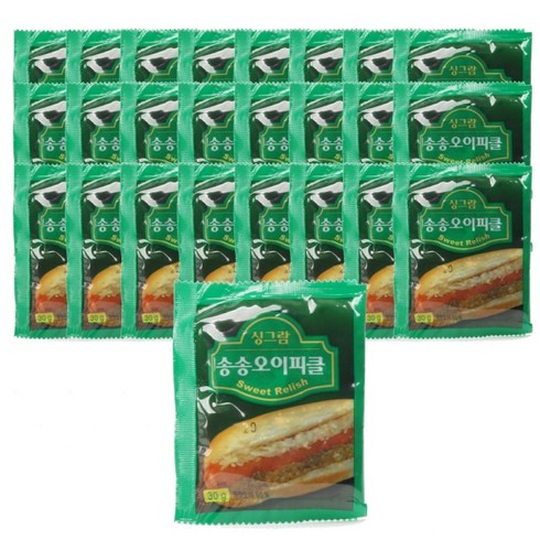 싱그람 송송오이피클 30g x 25 개 소포장, 1개