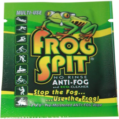 Frog Spit No Rinse Anti-Fog Wipes Eco Friendly- Made in America (Pack of 12), 1