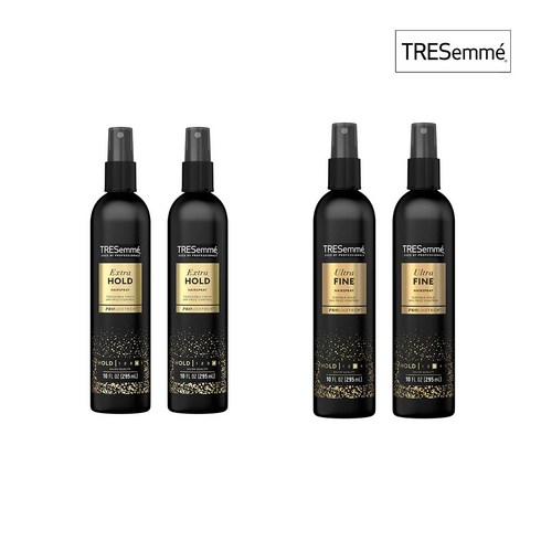 트레제메스프레이 - (당일/2개묶음) TRESemme 트레제메 어피 헤어 스프레이 295ml / 엑스트라펌 울트라 (2종 택1), ULTRA FINE MIST, 낱개 2개